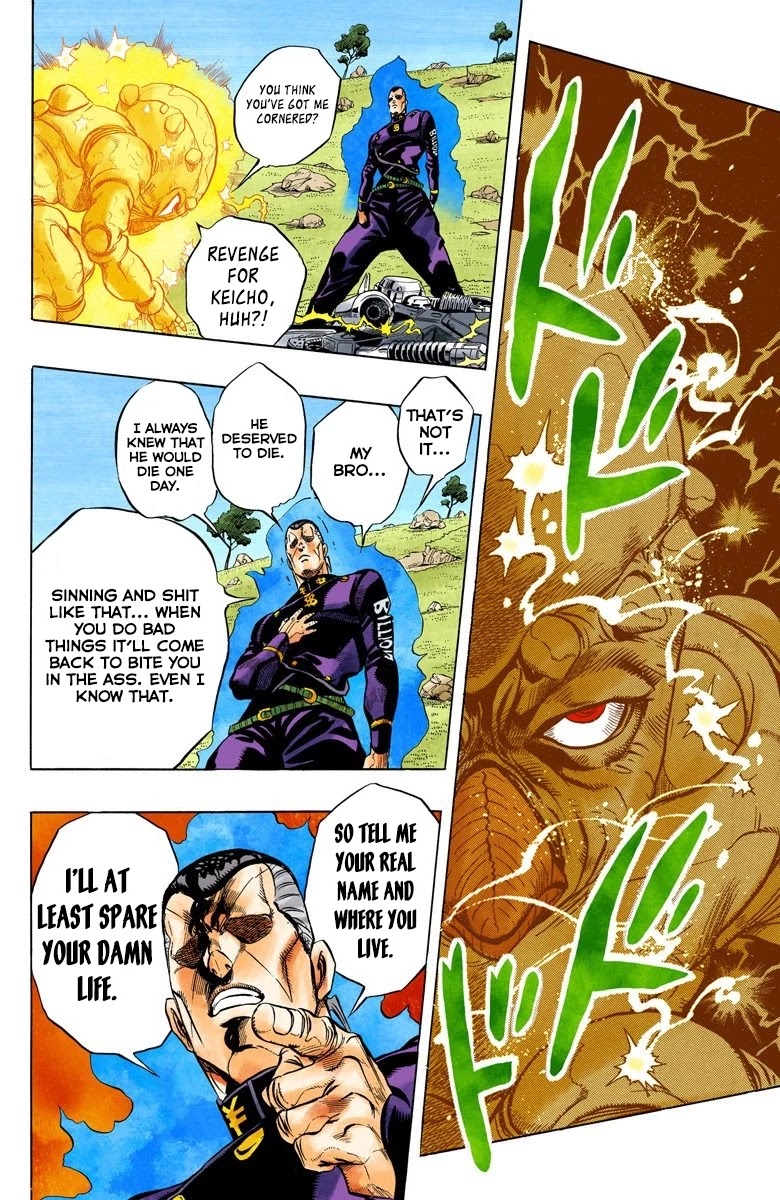 JoJo's Bizarre Adventure Part 4 - Diamond is Unbreakable (Official Colored) chapter 44 page 9