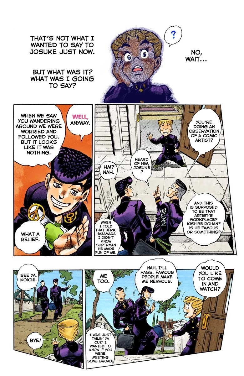 JoJo's Bizarre Adventure Part 4 - Diamond is Unbreakable (Official Colored) chapter 57 page 8