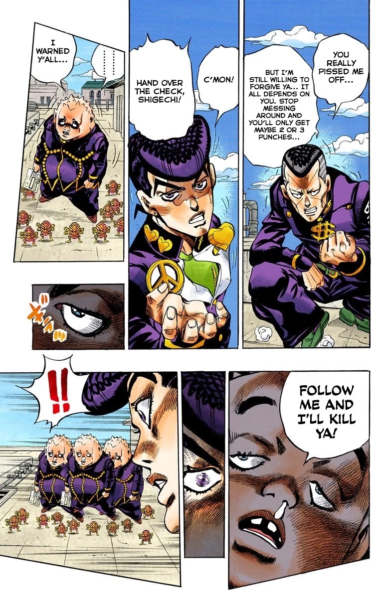 JoJo's Bizarre Adventure Part 4 - Diamond is Unbreakable (Official Colored) chapter 75 page 12
