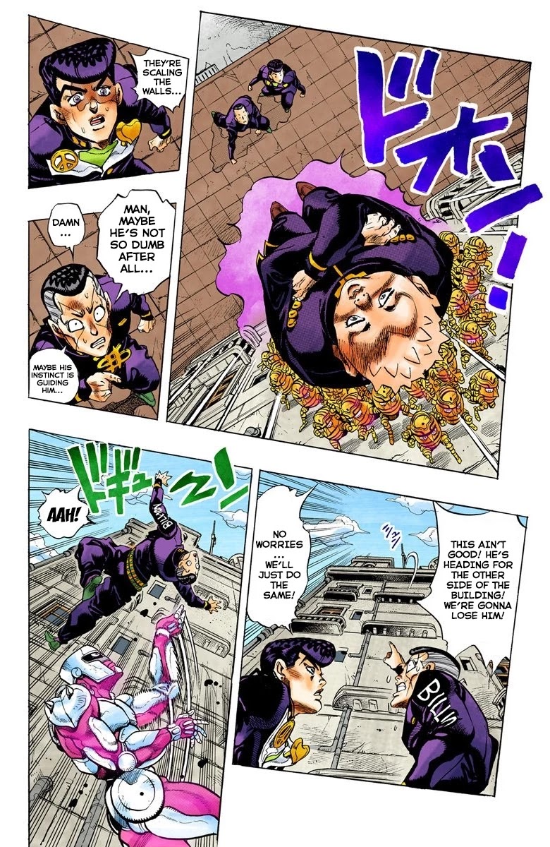 JoJo's Bizarre Adventure Part 4 - Diamond is Unbreakable (Official Colored) chapter 75 page 7
