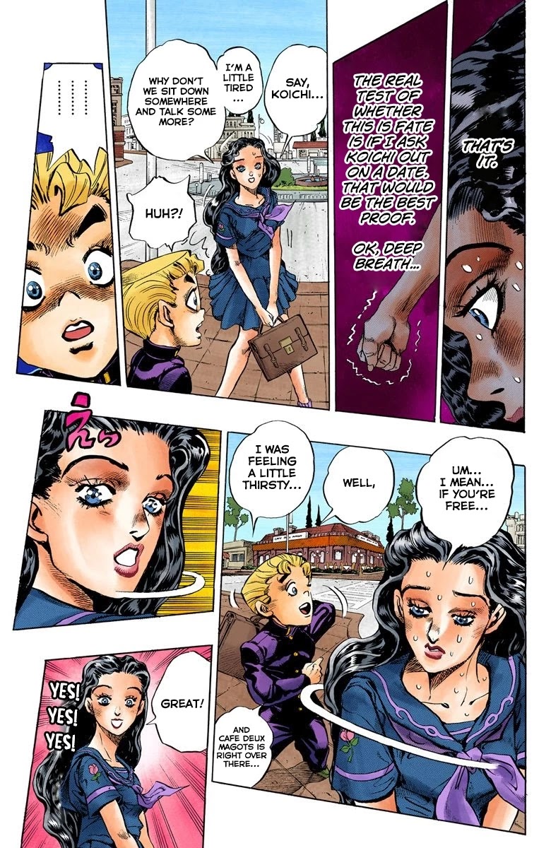 JoJo's Bizarre Adventure Part 4 - Diamond is Unbreakable (Official Colored) chapter 84 page 9