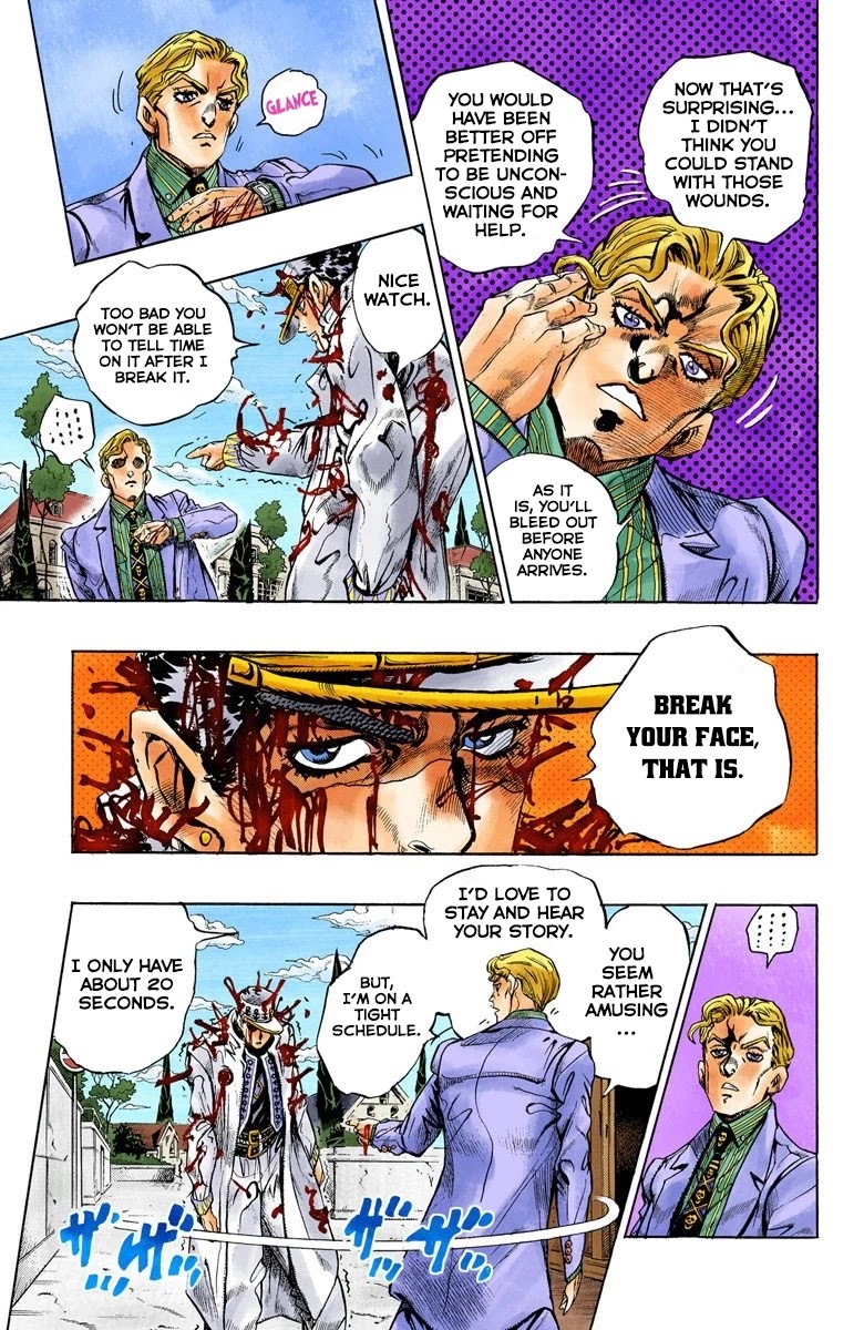 JoJo's Bizarre Adventure Part 4 - Diamond is Unbreakable (Official Colored) chapter 97 page 11