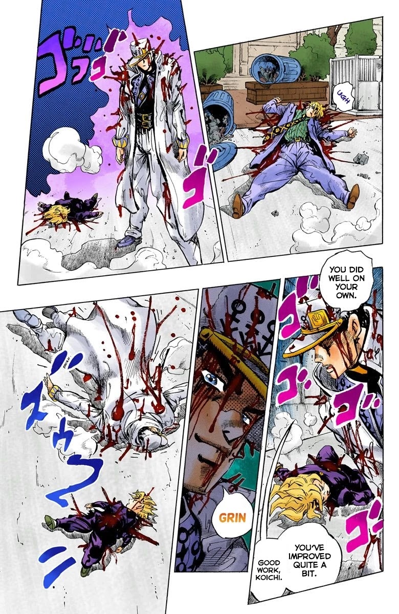 JoJo's Bizarre Adventure Part 4 - Diamond is Unbreakable (Official Colored) chapter 97 page 17