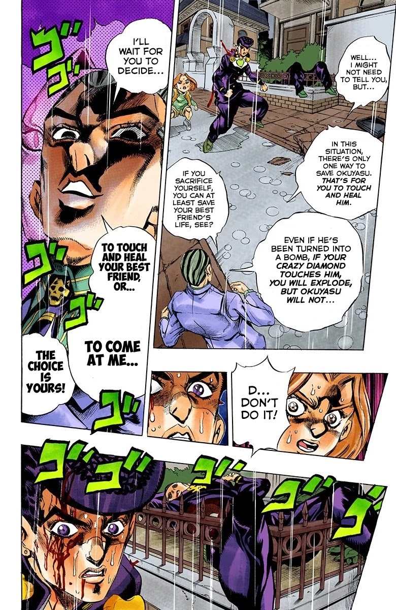 JoJo's Bizarre Adventure Part 4 - Diamond is Unbreakable (Official Colored) chapter 164 page 7