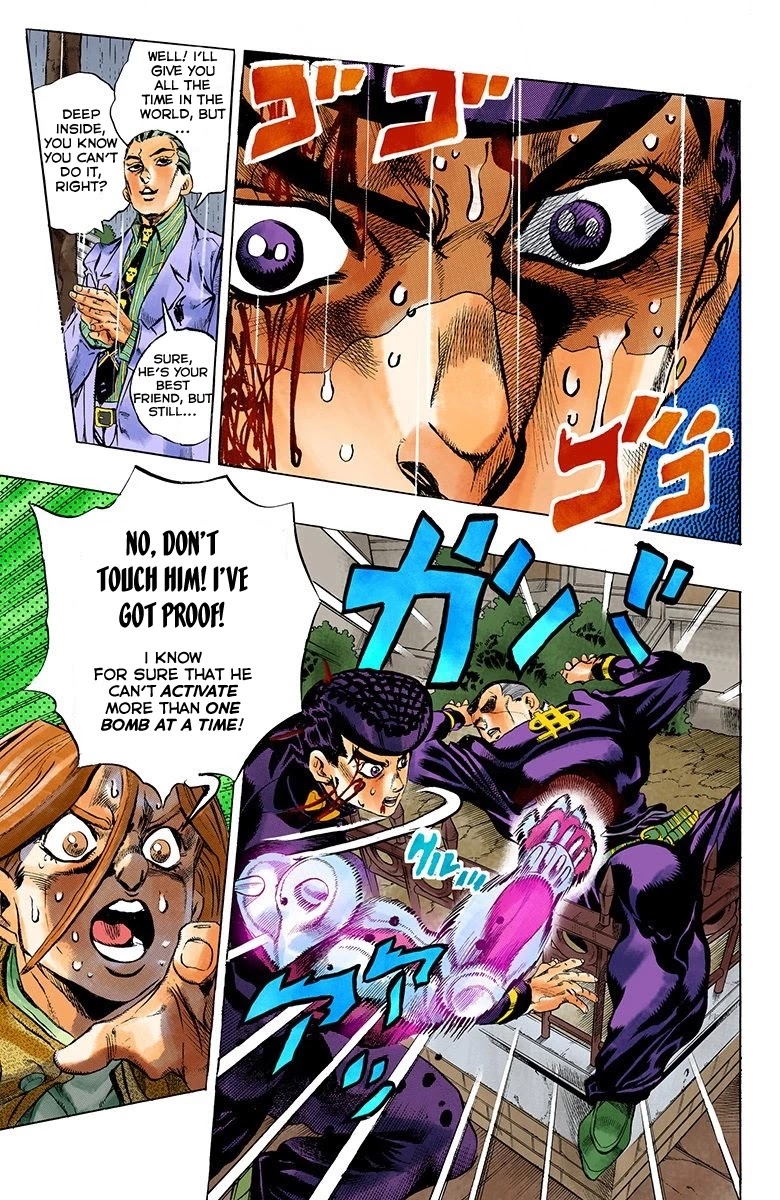 JoJo's Bizarre Adventure Part 4 - Diamond is Unbreakable (Official Colored) chapter 164 page 8
