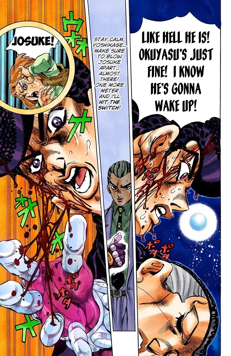 JoJo's Bizarre Adventure Part 4 - Diamond is Unbreakable (Official Colored) chapter 165 page 8