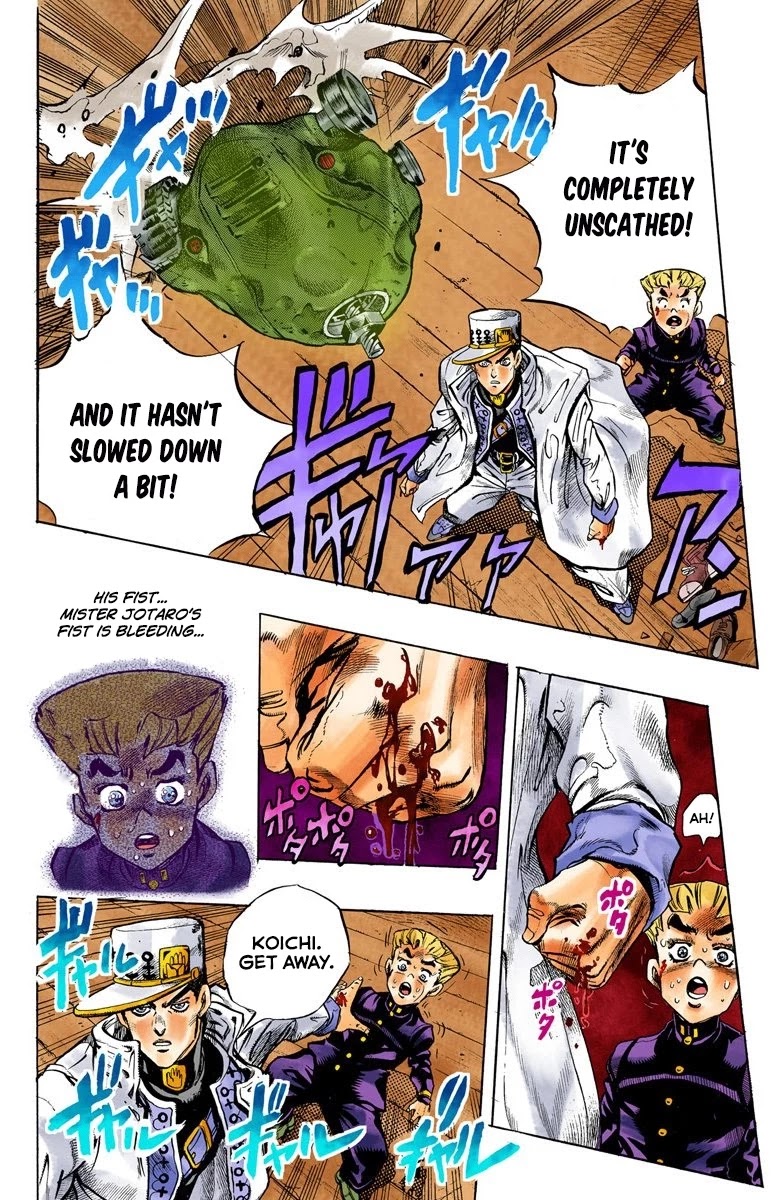 JoJo's Bizarre Adventure Part 4 - Diamond is Unbreakable (Official Colored) chapter 91 page 7