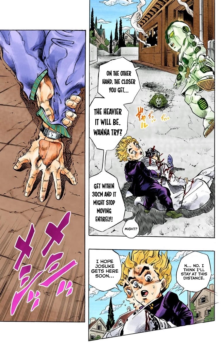 JoJo's Bizarre Adventure Part 4 - Diamond is Unbreakable (Official Colored) chapter 95 page 5