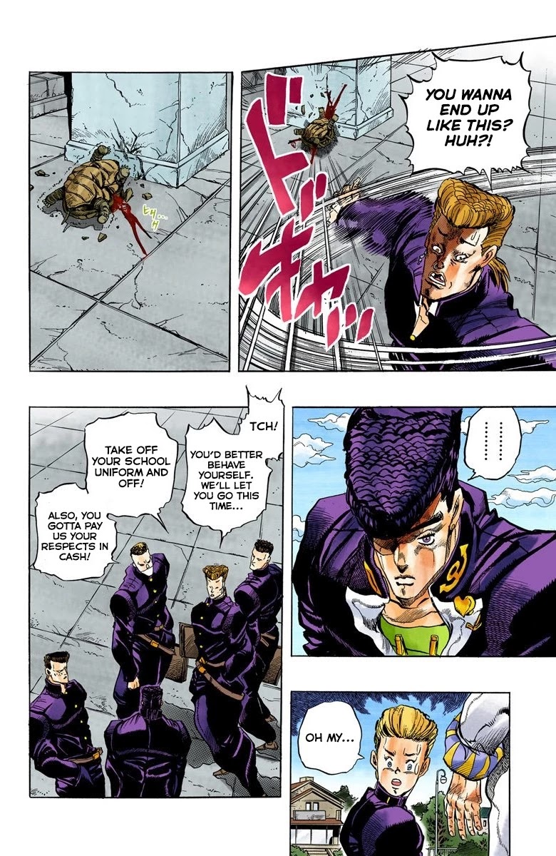 JoJo's Bizarre Adventure Part 4 - Diamond is Unbreakable (Official Colored) chapter 1 page 13