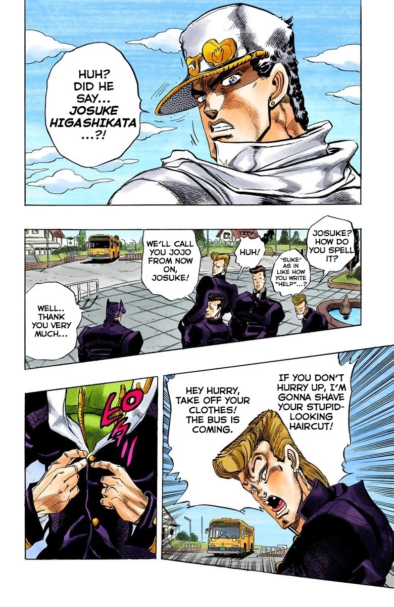 JoJo's Bizarre Adventure Part 4 - Diamond is Unbreakable (Official Colored) chapter 1 page 15