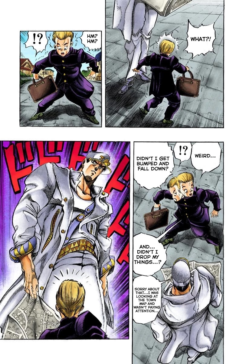 JoJo's Bizarre Adventure Part 4 - Diamond is Unbreakable (Official Colored) chapter 1 page 6