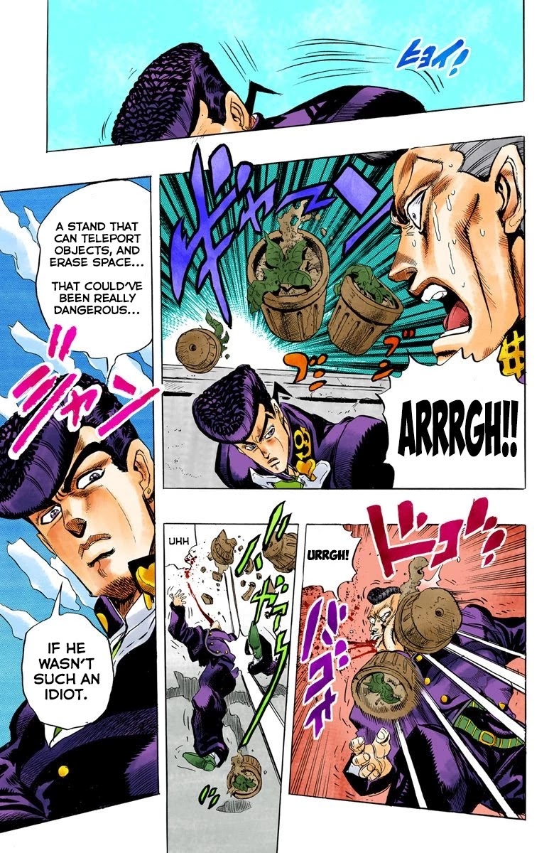 JoJo's Bizarre Adventure Part 4 - Diamond is Unbreakable (Official Colored) chapter 10 page 21