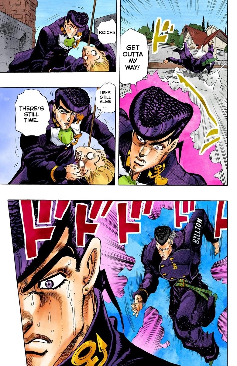 JoJo's Bizarre Adventure Part 4 - Diamond is Unbreakable (Official Colored) chapter 10 page 7