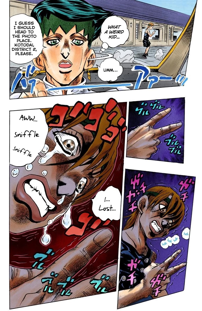 JoJo's Bizarre Adventure Part 4 - Diamond is Unbreakable (Official Colored) chapter 107 page 9