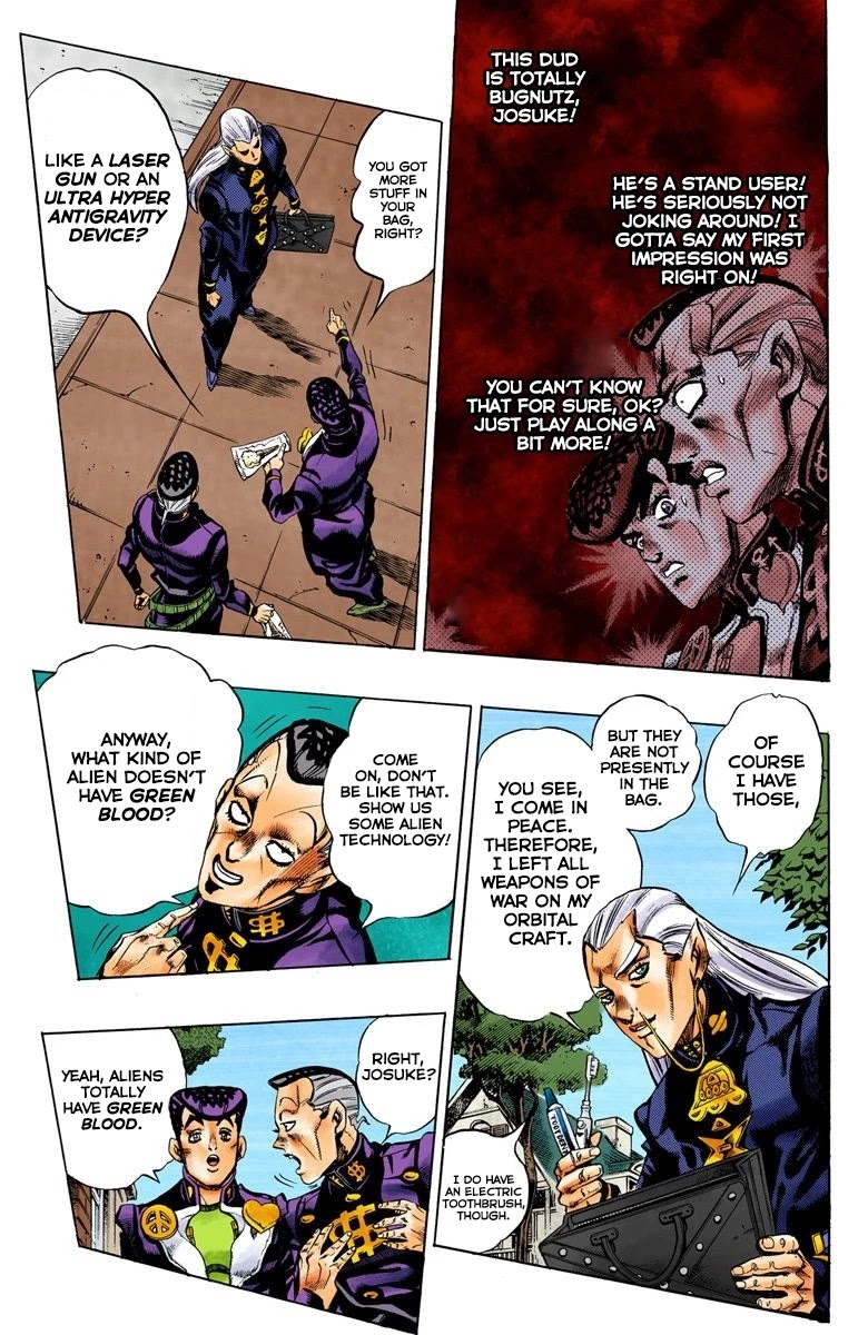 JoJo's Bizarre Adventure Part 4 - Diamond is Unbreakable (Official Colored) chapter 114 page 8