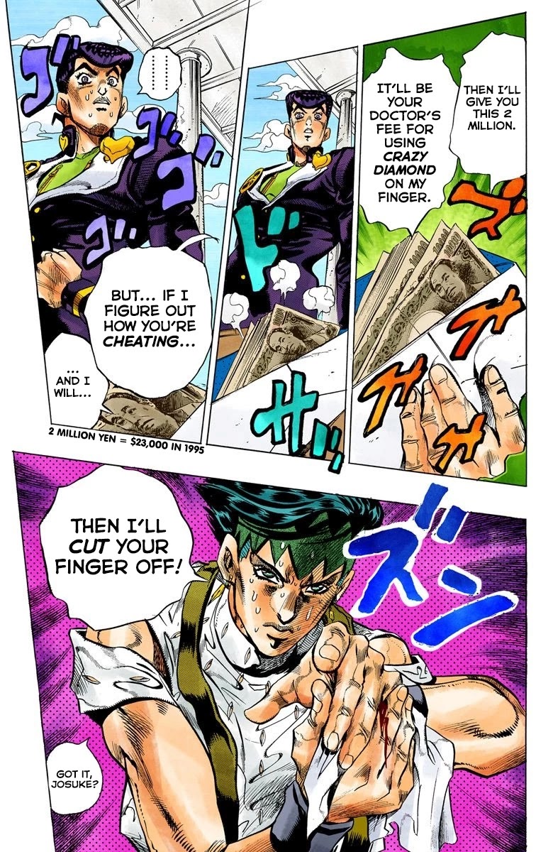 JoJo's Bizarre Adventure Part 4 - Diamond is Unbreakable (Official Colored) chapter 117 page 15