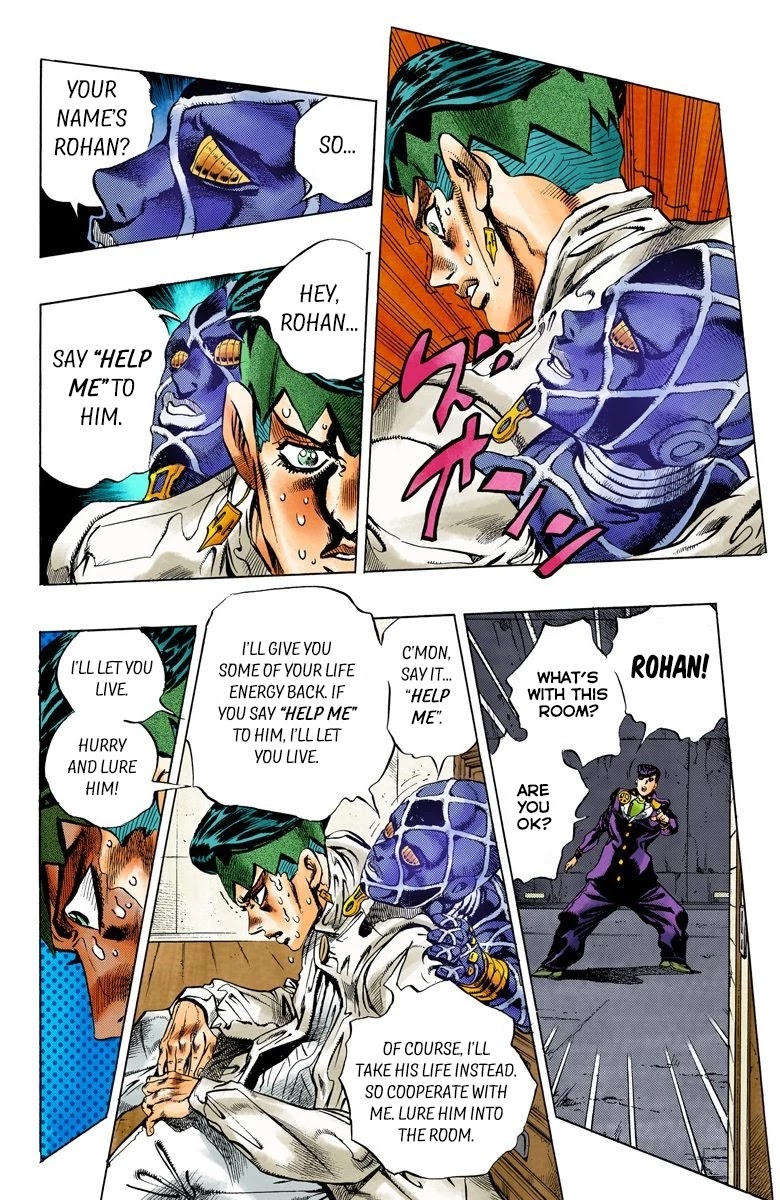 JoJo's Bizarre Adventure Part 4 - Diamond is Unbreakable (Official Colored) chapter 121 page 10