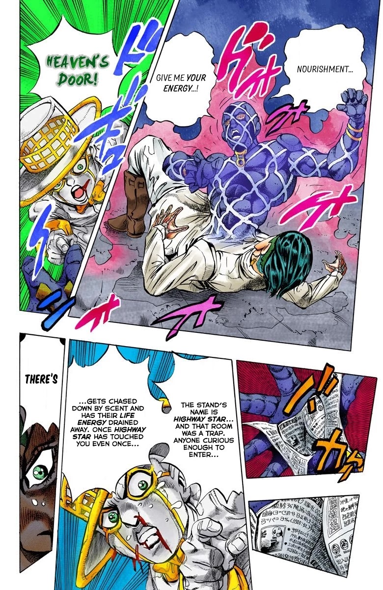 JoJo's Bizarre Adventure Part 4 - Diamond is Unbreakable (Official Colored) chapter 121 page 6