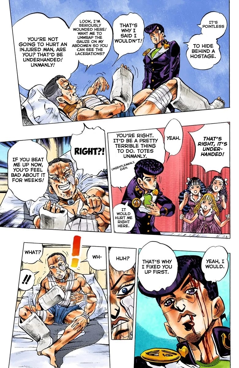 JoJo's Bizarre Adventure Part 4 - Diamond is Unbreakable (Official Colored) chapter 126 page 16