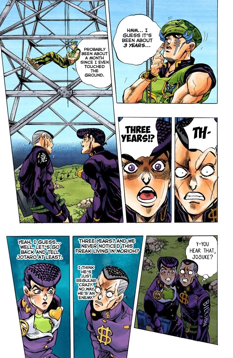 JoJo's Bizarre Adventure Part 4 - Diamond is Unbreakable (Official Colored) chapter 134 page 10