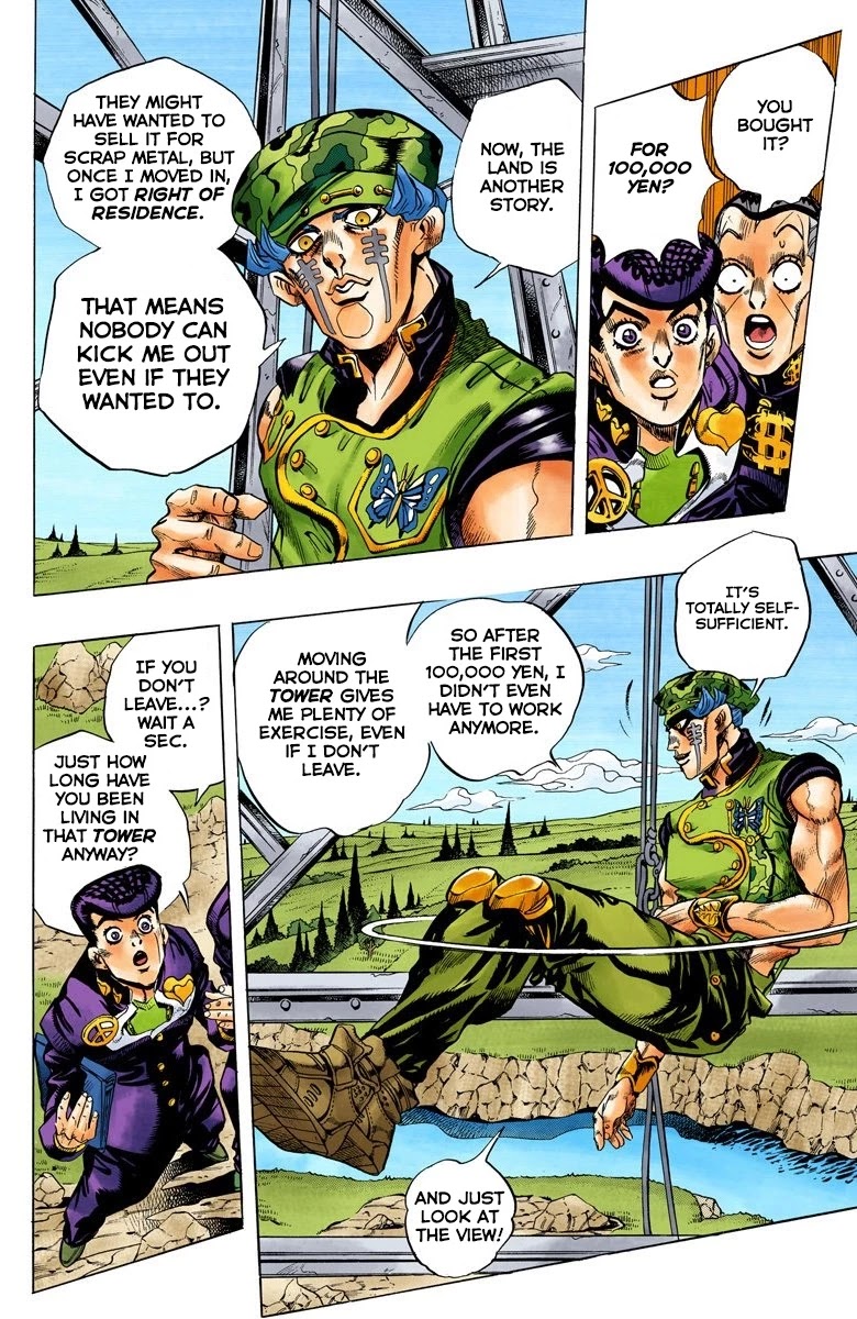 JoJo's Bizarre Adventure Part 4 - Diamond is Unbreakable (Official Colored) chapter 134 page 9