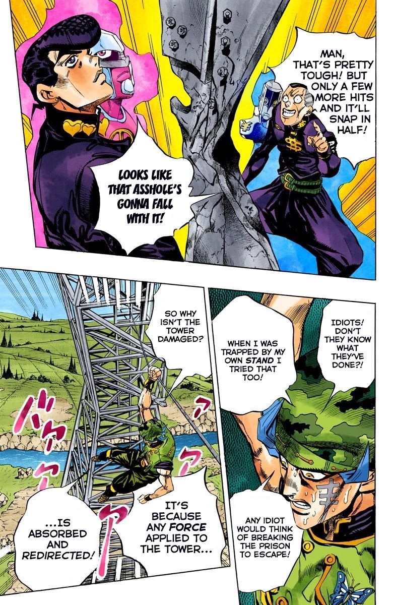 JoJo's Bizarre Adventure Part 4 - Diamond is Unbreakable (Official Colored) chapter 135 page 10