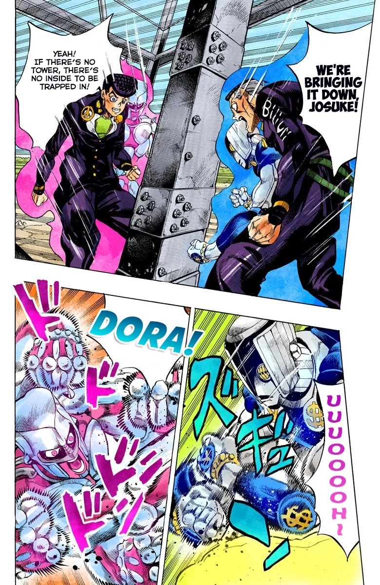 JoJo's Bizarre Adventure Part 4 - Diamond is Unbreakable (Official Colored) chapter 135 page 7