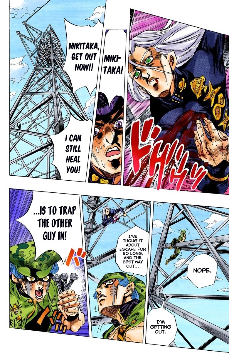 JoJo's Bizarre Adventure Part 4 - Diamond is Unbreakable (Official Colored) chapter 136 page 10