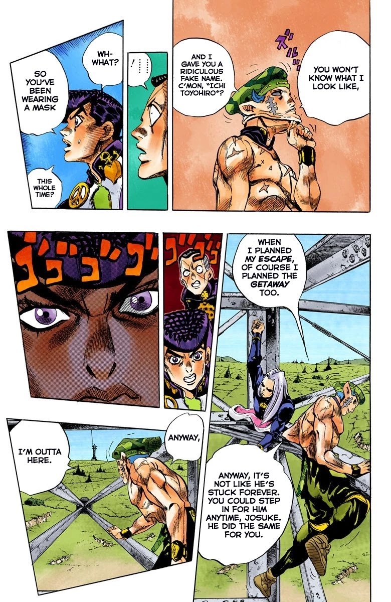 JoJo's Bizarre Adventure Part 4 - Diamond is Unbreakable (Official Colored) chapter 136 page 15