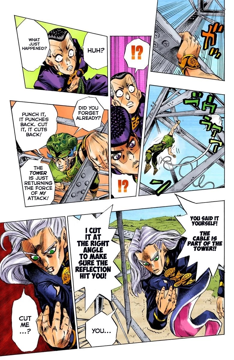 JoJo's Bizarre Adventure Part 4 - Diamond is Unbreakable (Official Colored) chapter 136 page 9