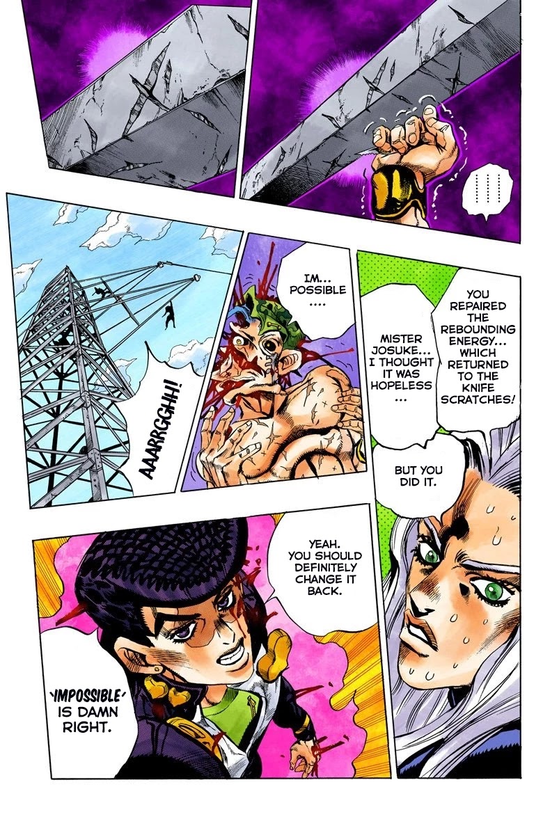 JoJo's Bizarre Adventure Part 4 - Diamond is Unbreakable (Official Colored) chapter 137 page 19