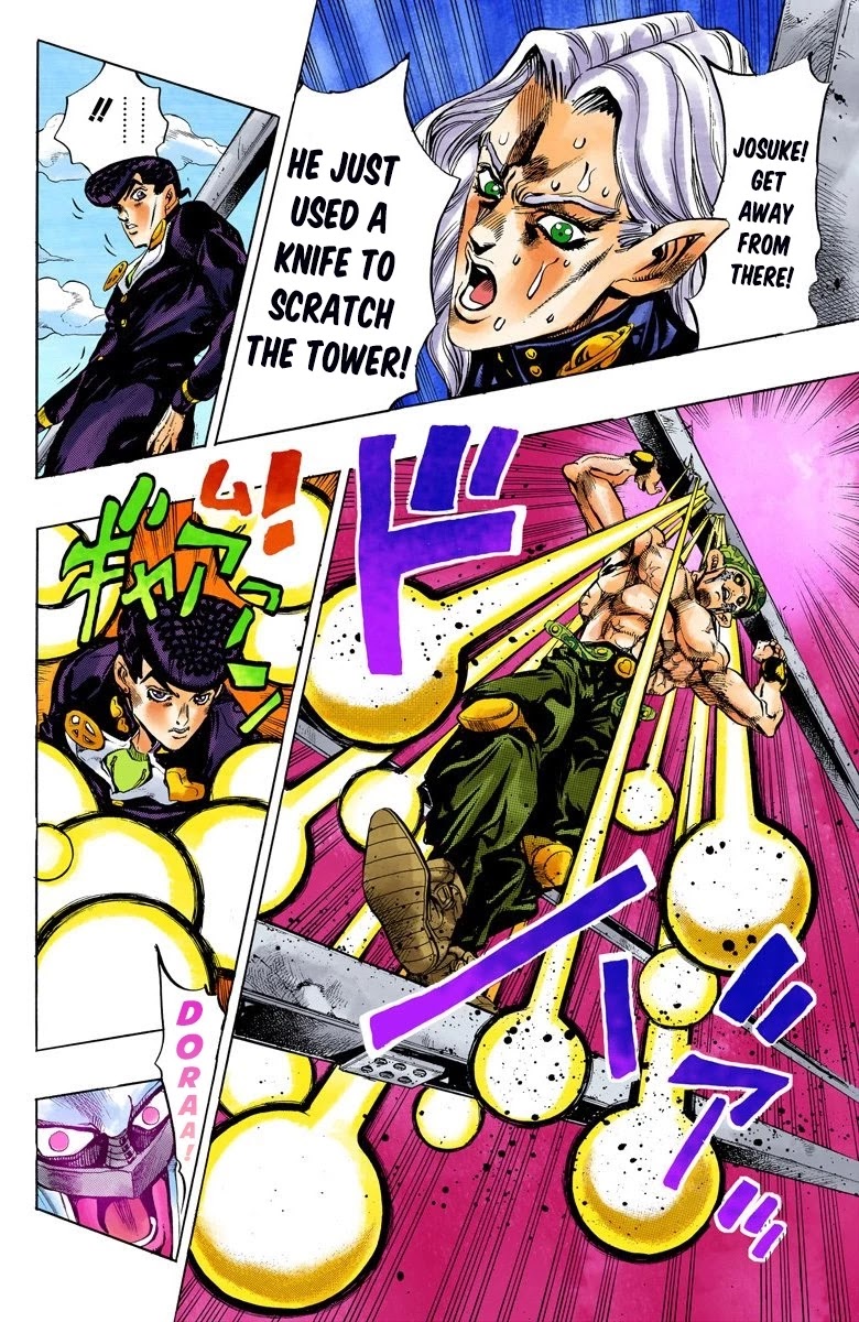 JoJo's Bizarre Adventure Part 4 - Diamond is Unbreakable (Official Colored) chapter 137 page 8