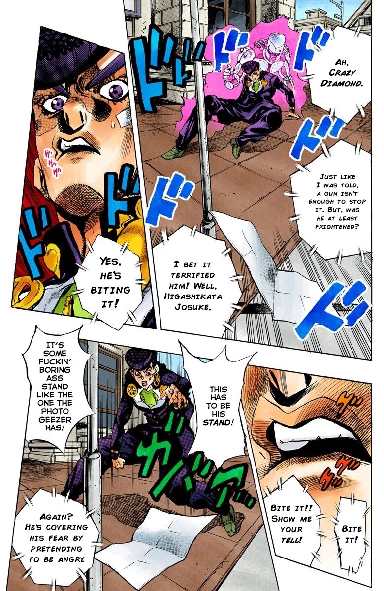 JoJo's Bizarre Adventure Part 4 - Diamond is Unbreakable (Official Colored) chapter 141 page 12