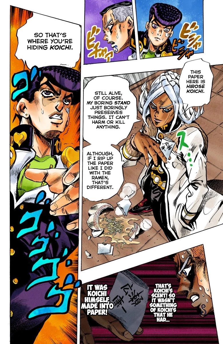 JoJo's Bizarre Adventure Part 4 - Diamond is Unbreakable (Official Colored) chapter 141 page 15