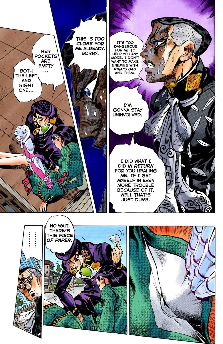 JoJo's Bizarre Adventure Part 4 - Diamond is Unbreakable (Official Colored) chapter 141 page 6