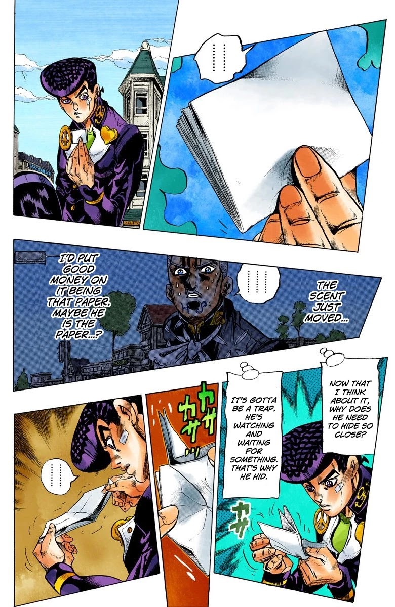 JoJo's Bizarre Adventure Part 4 - Diamond is Unbreakable (Official Colored) chapter 141 page 7