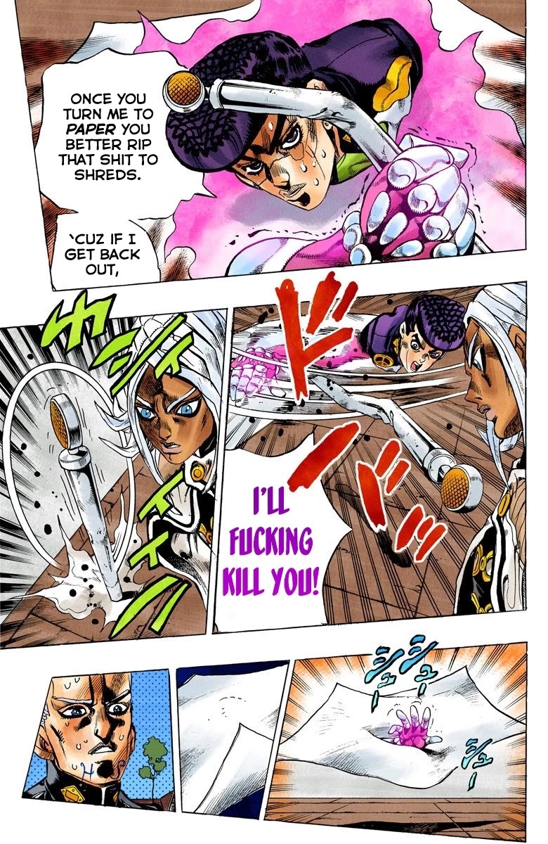 JoJo's Bizarre Adventure Part 4 - Diamond is Unbreakable (Official Colored) chapter 142 page 11