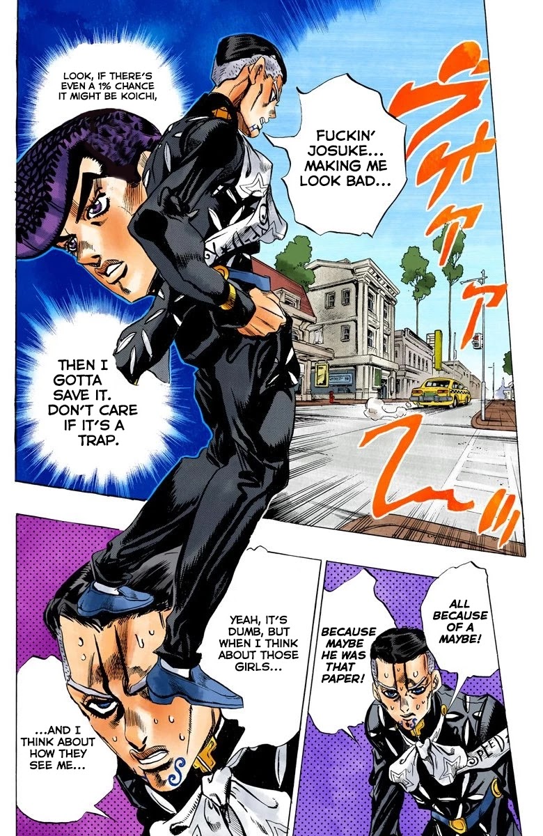 JoJo's Bizarre Adventure Part 4 - Diamond is Unbreakable (Official Colored) chapter 142 page 18