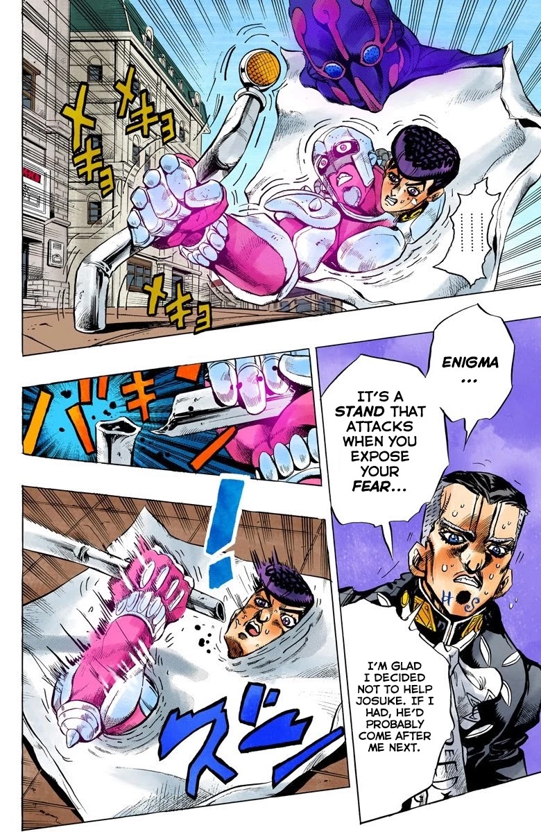 JoJo's Bizarre Adventure Part 4 - Diamond is Unbreakable (Official Colored) chapter 142 page 6