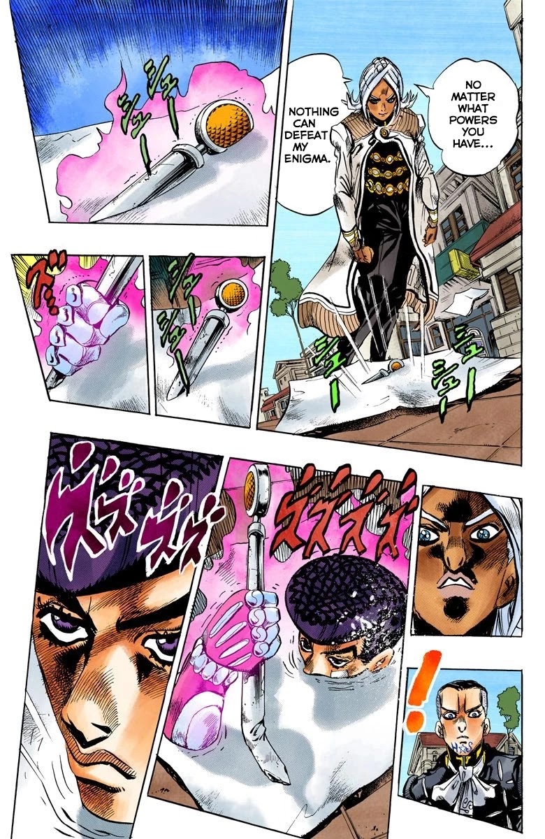 JoJo's Bizarre Adventure Part 4 - Diamond is Unbreakable (Official Colored) chapter 142 page 7