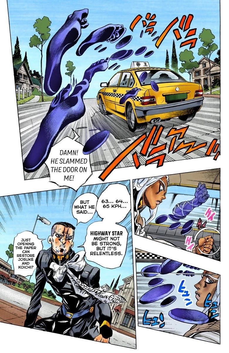 JoJo's Bizarre Adventure Part 4 - Diamond is Unbreakable (Official Colored) chapter 143 page 7