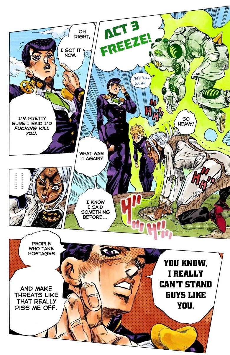 JoJo's Bizarre Adventure Part 4 - Diamond is Unbreakable (Official Colored) chapter 144 page 17