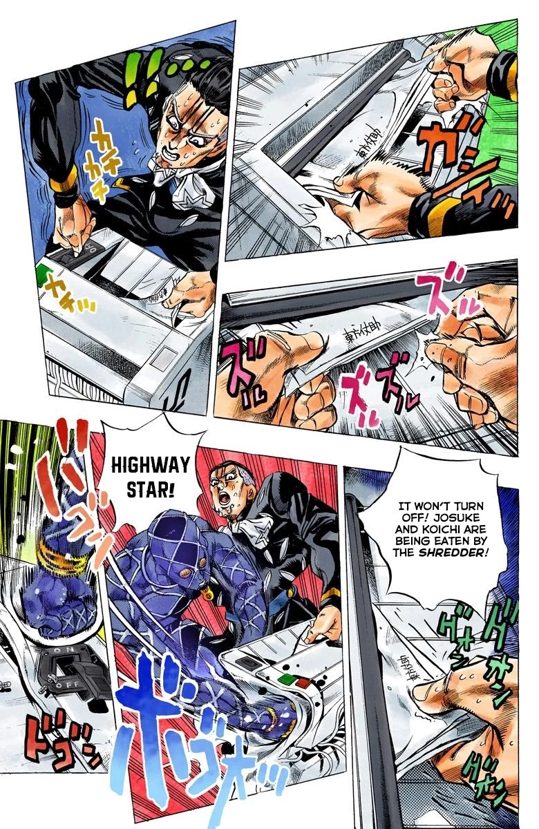 JoJo's Bizarre Adventure Part 4 - Diamond is Unbreakable (Official Colored) chapter 144 page 8