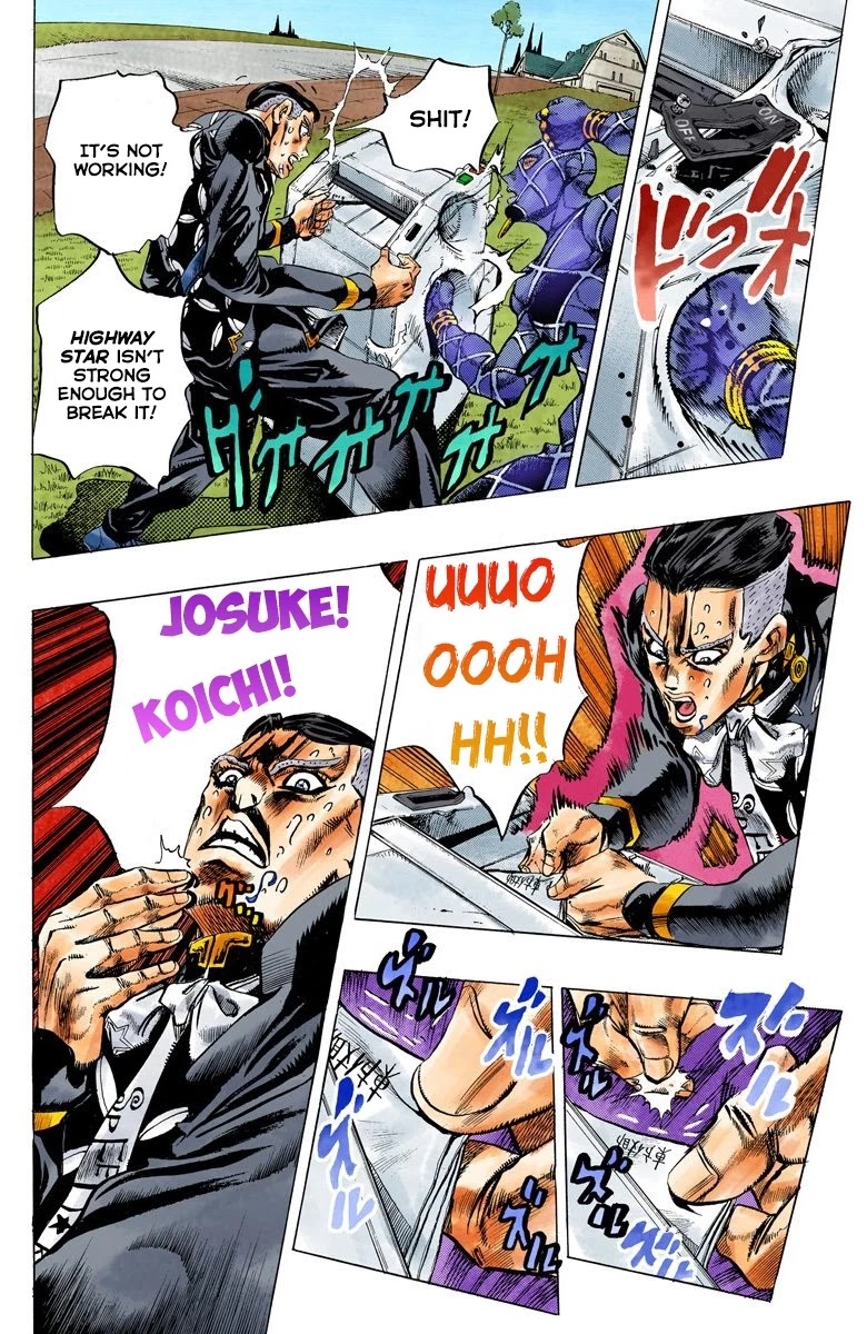 JoJo's Bizarre Adventure Part 4 - Diamond is Unbreakable (Official Colored) chapter 144 page 9