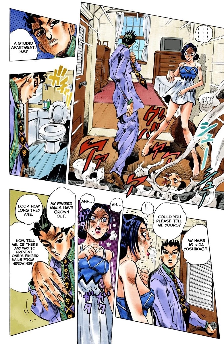 JoJo's Bizarre Adventure Part 4 - Diamond is Unbreakable (Official Colored) chapter 145 page 12