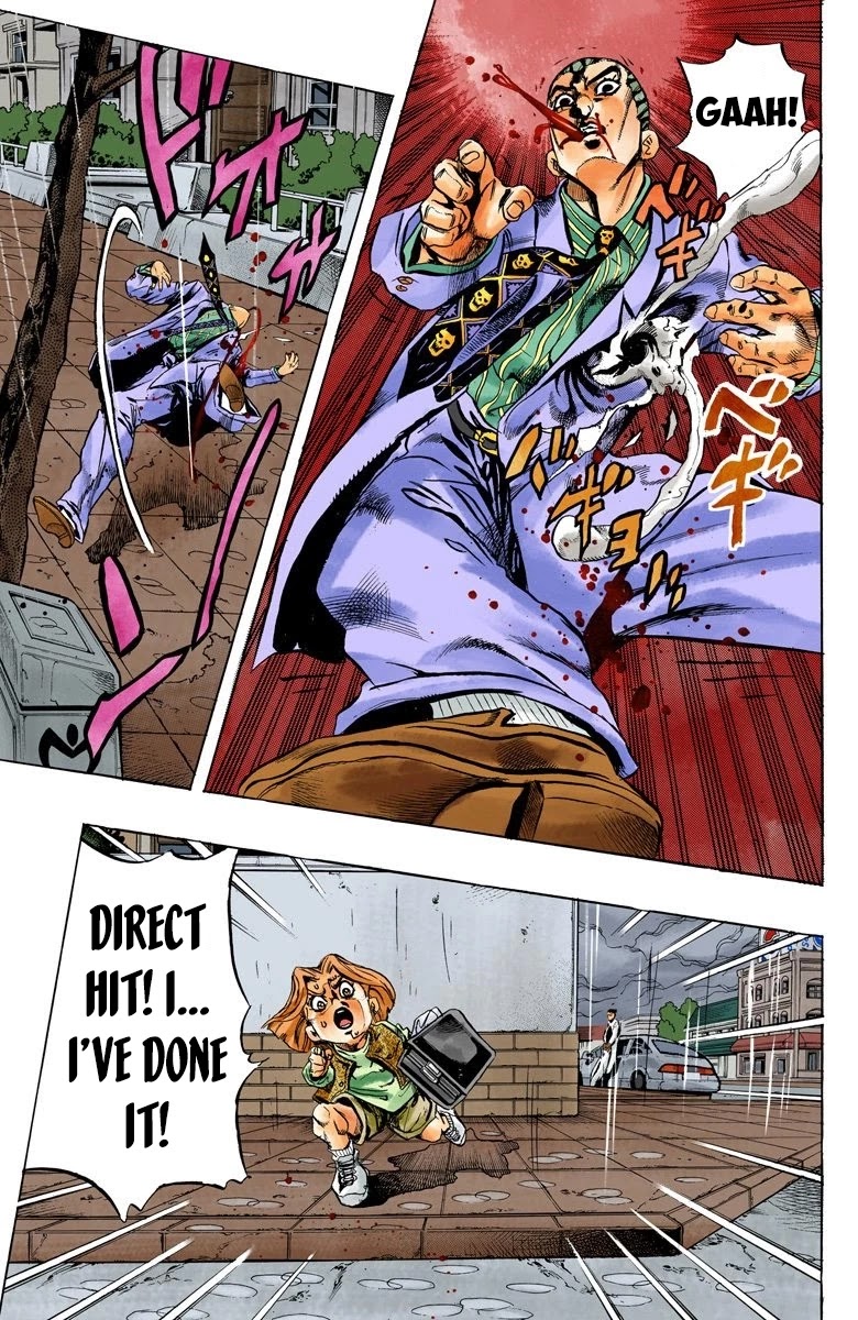 JoJo's Bizarre Adventure Part 4 - Diamond is Unbreakable (Official Colored) chapter 160 page 14