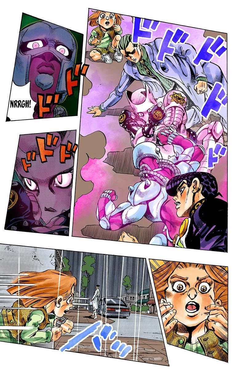 JoJo's Bizarre Adventure Part 4 - Diamond is Unbreakable (Official Colored) chapter 161 page 17