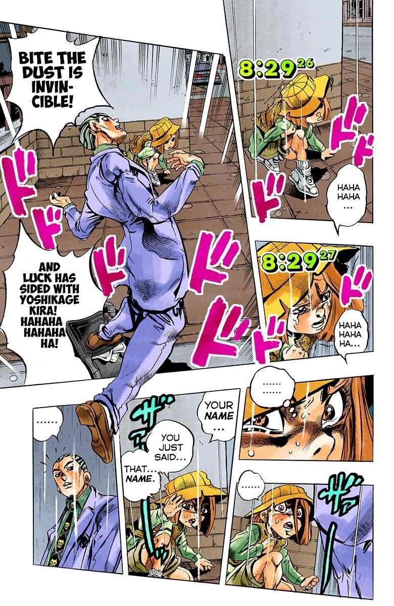 JoJo's Bizarre Adventure Part 4 - Diamond is Unbreakable (Official Colored) chapter 161 page 6