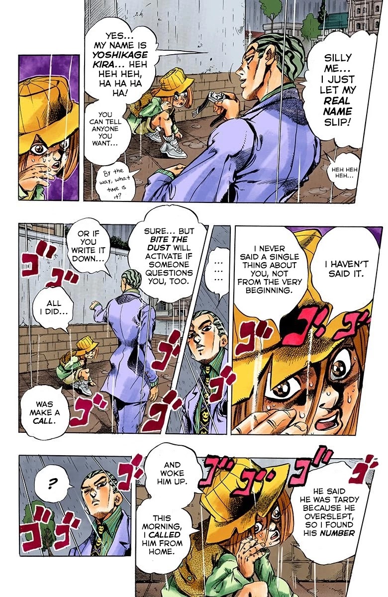 JoJo's Bizarre Adventure Part 4 - Diamond is Unbreakable (Official Colored) chapter 161 page 7