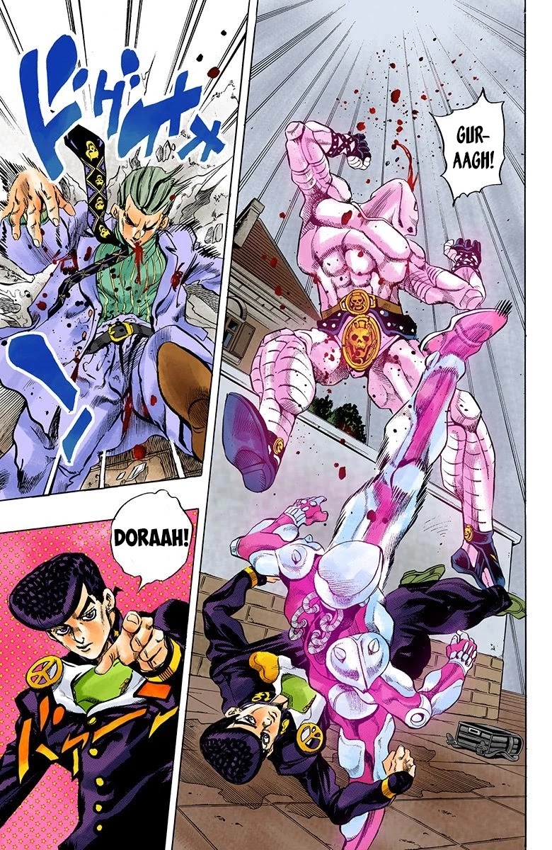 JoJo's Bizarre Adventure Part 4 - Diamond is Unbreakable (Official Colored) chapter 162 page 11